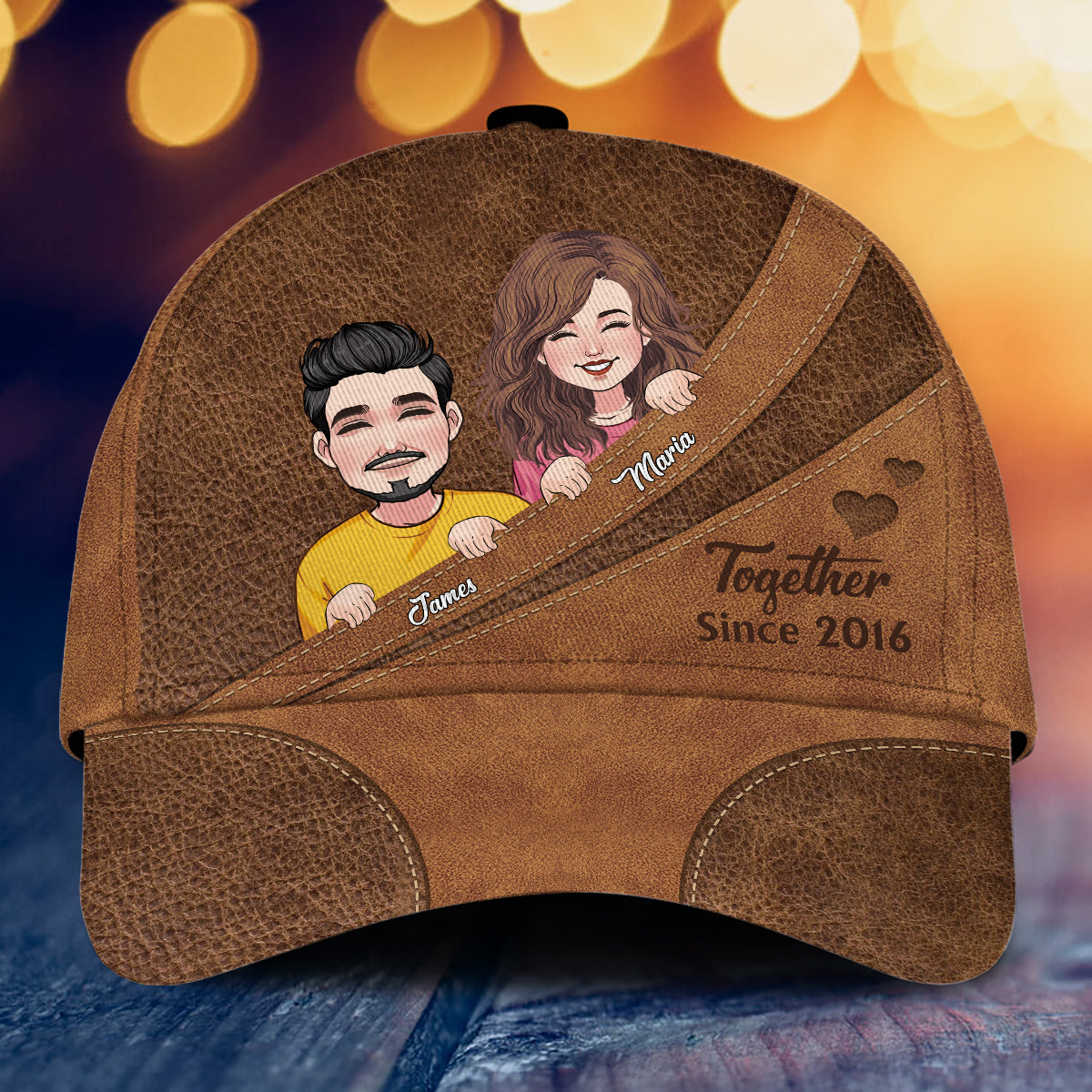Together Since - Personalized Couple Classic Cap