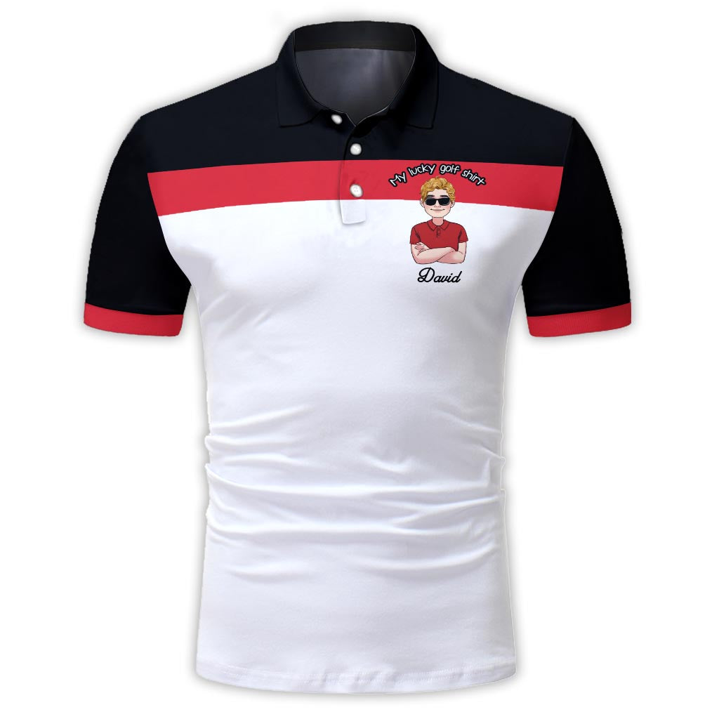 My Lucky Golf Shirt - Personalized Golf Polo Shirt