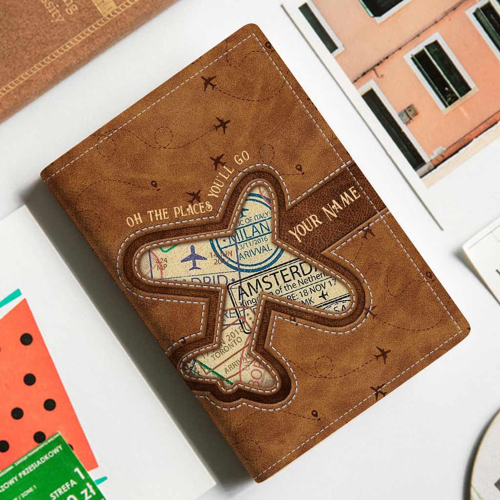 Oh The Places You'll Go - Personalized Travelling Passport Holder
