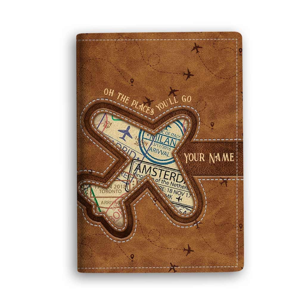 Oh The Places You'll Go - Personalized Travelling Passport Holder