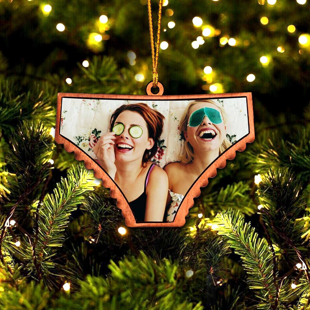 Big Knickers - Personalized Christmas Bestie Ornament (Printed On Both Sides)