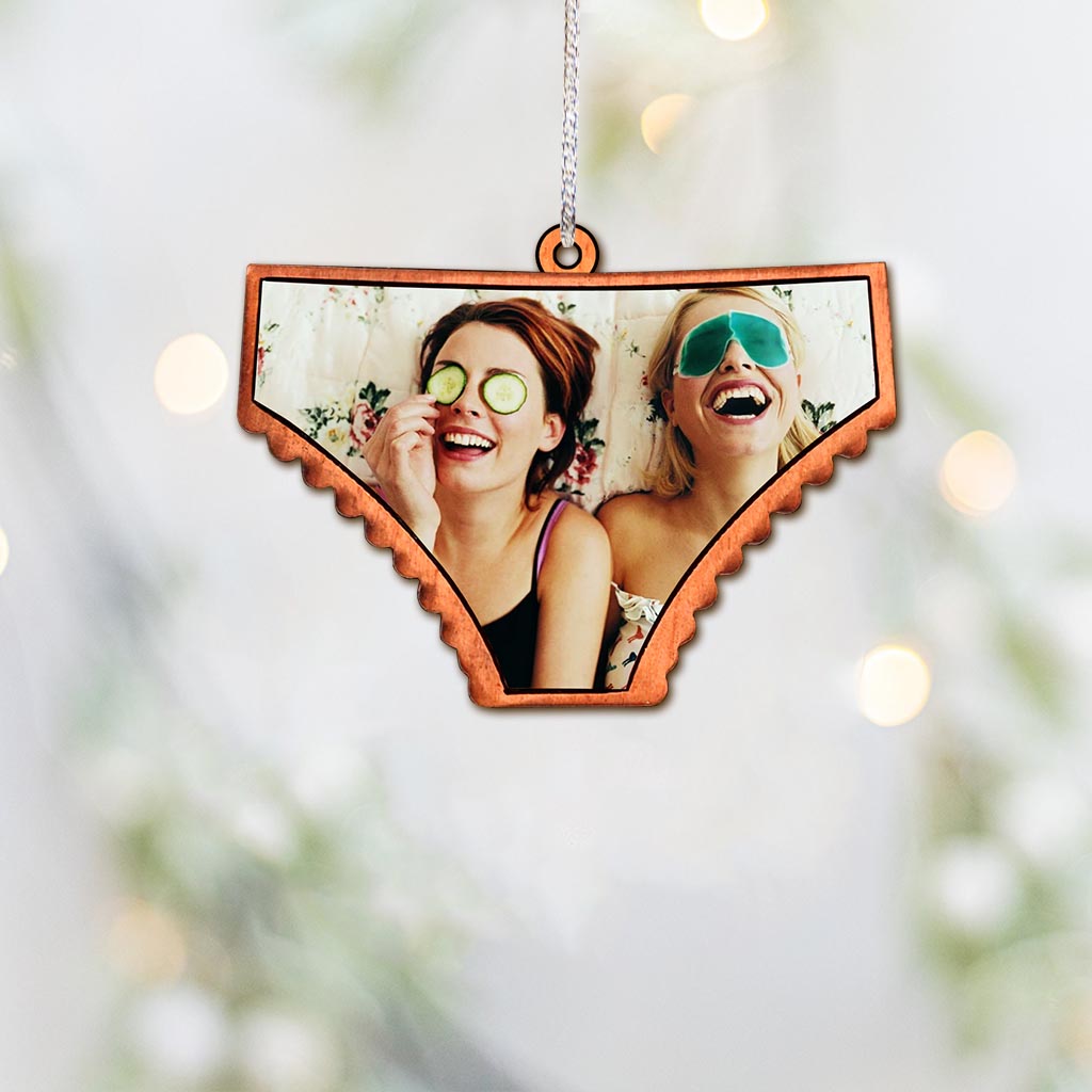 Big Knickers - Personalized Christmas Bestie Ornament (Printed On Both Sides)