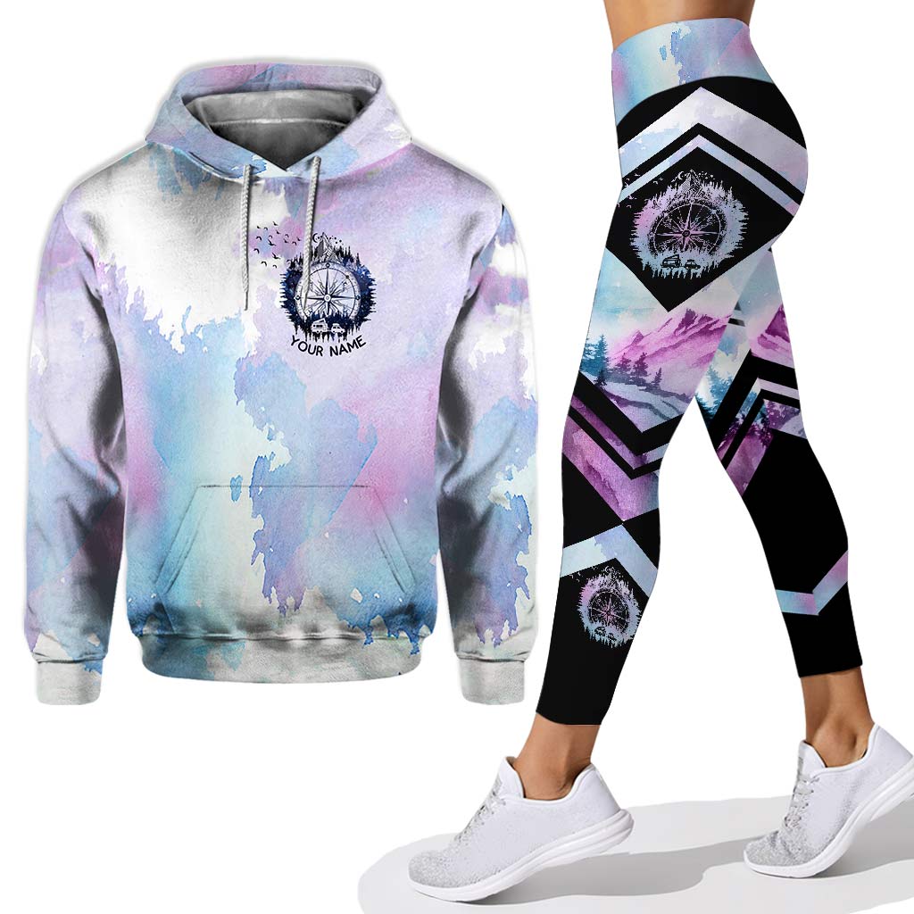 Wander Woman - Personalized Camping Hoodie and Leggings