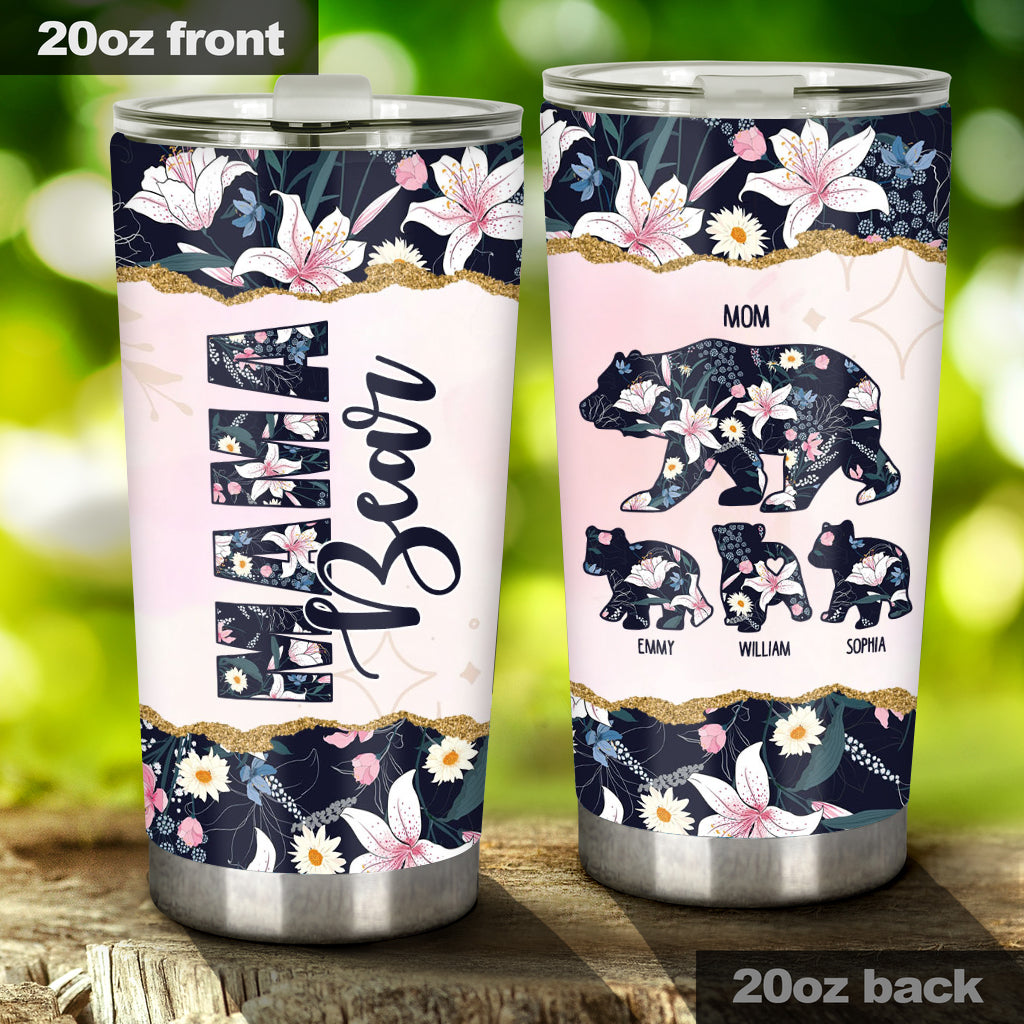 Mama Bear - Personalized Mother's Day Mother Tumbler