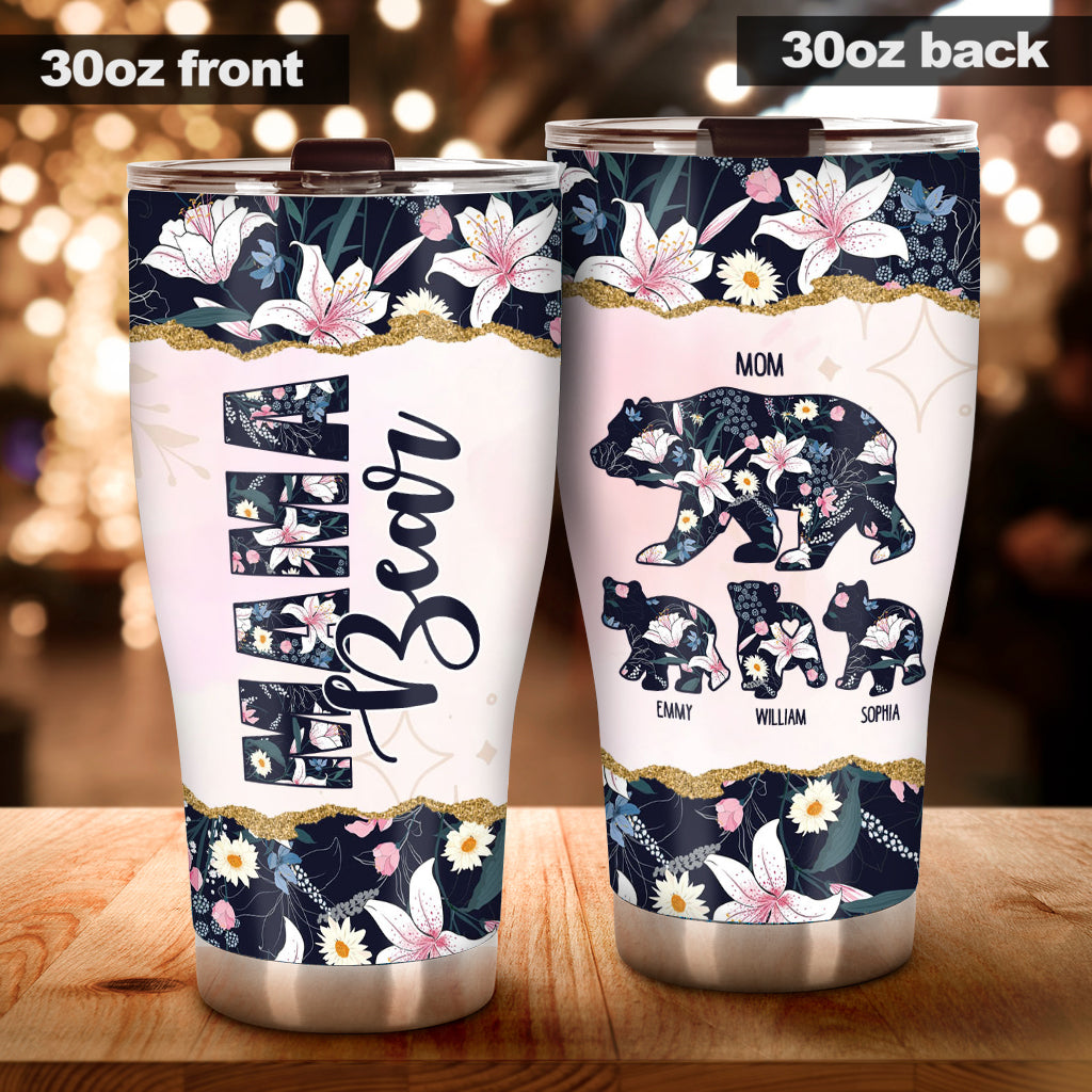 Mama Bear - Personalized Mother's Day Mother Tumbler