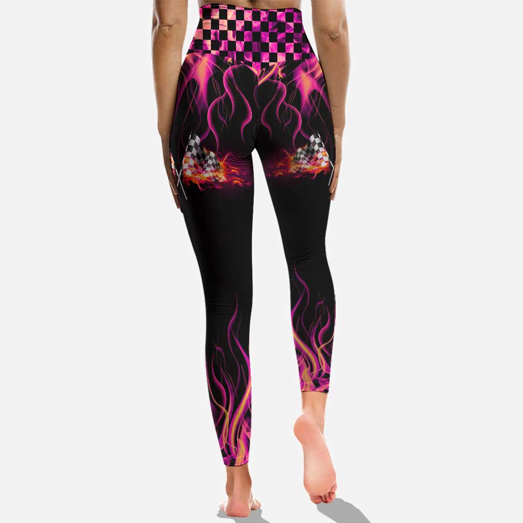 Underestimate Me That'll Be Fun - Racing Cross Tank Top and Leggings