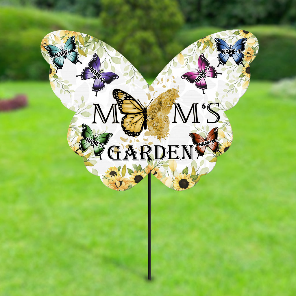 Mom's Garden - Personalized Gardening Metal Garden Art