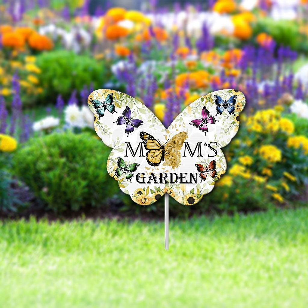 Mom's Garden - Personalized Gardening Metal Garden Art