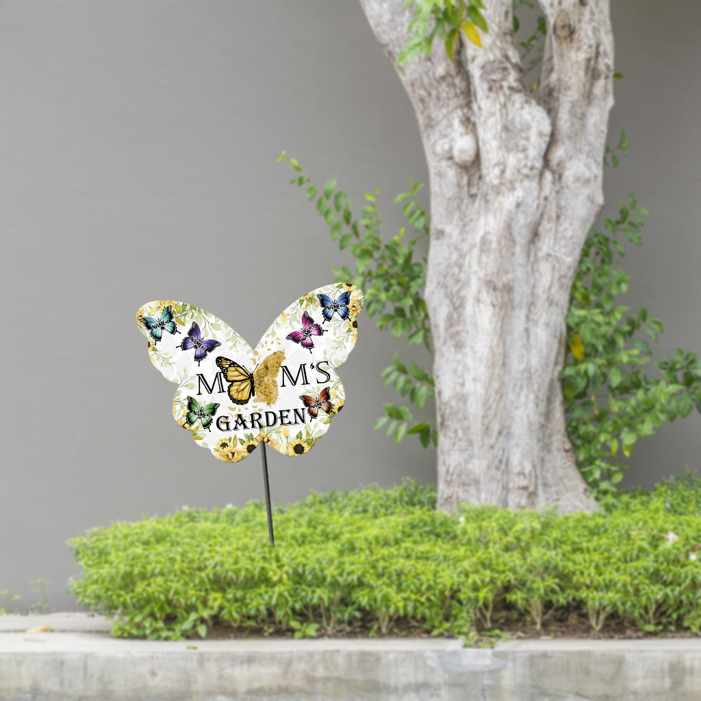 Mom's Garden - Personalized Gardening Metal Garden Art