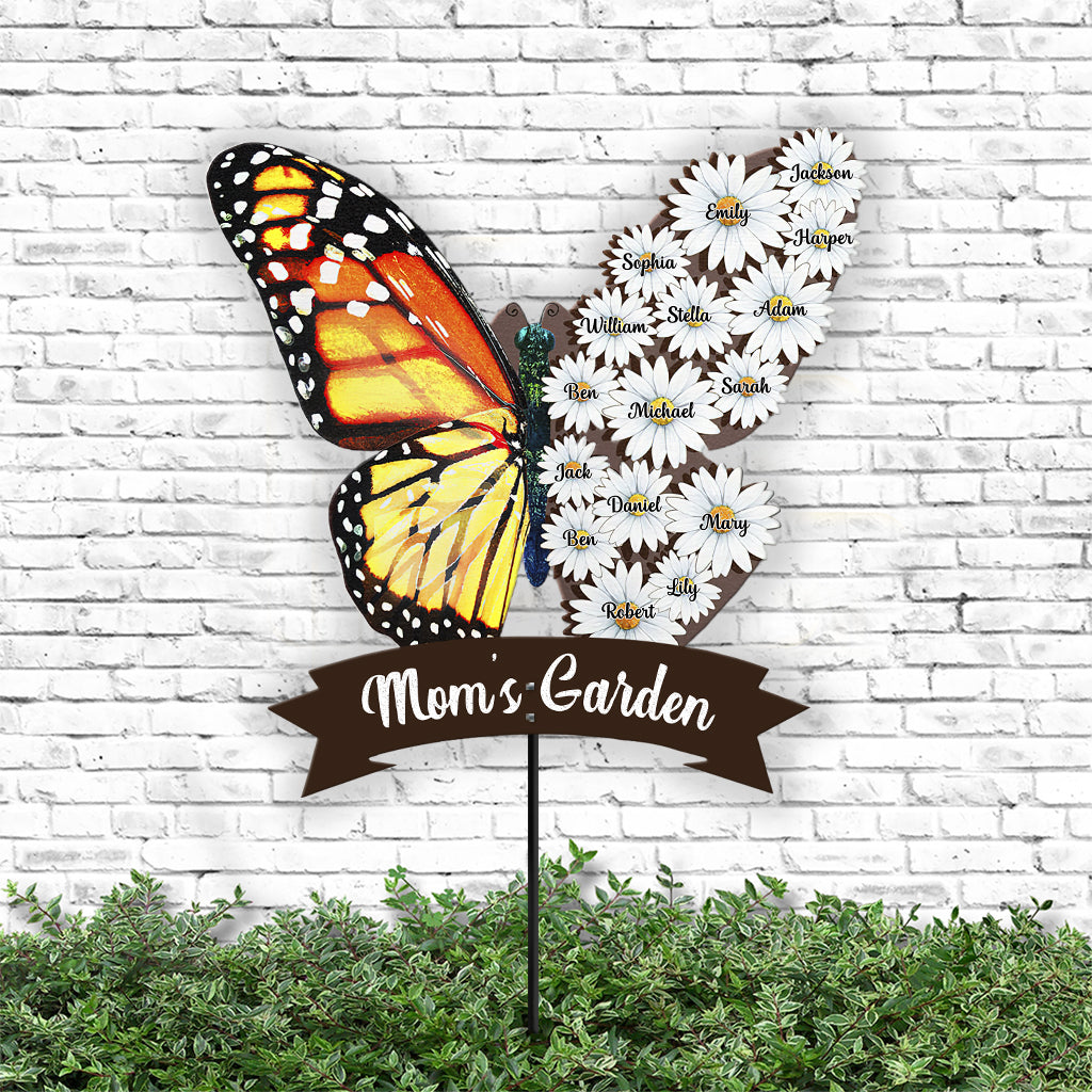 Mom's Garden - Personalized Gardening Metal Garden Art