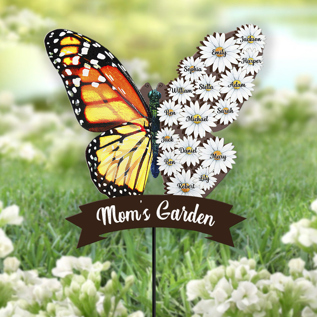 Mom's Garden - Personalized Gardening Metal Garden Art