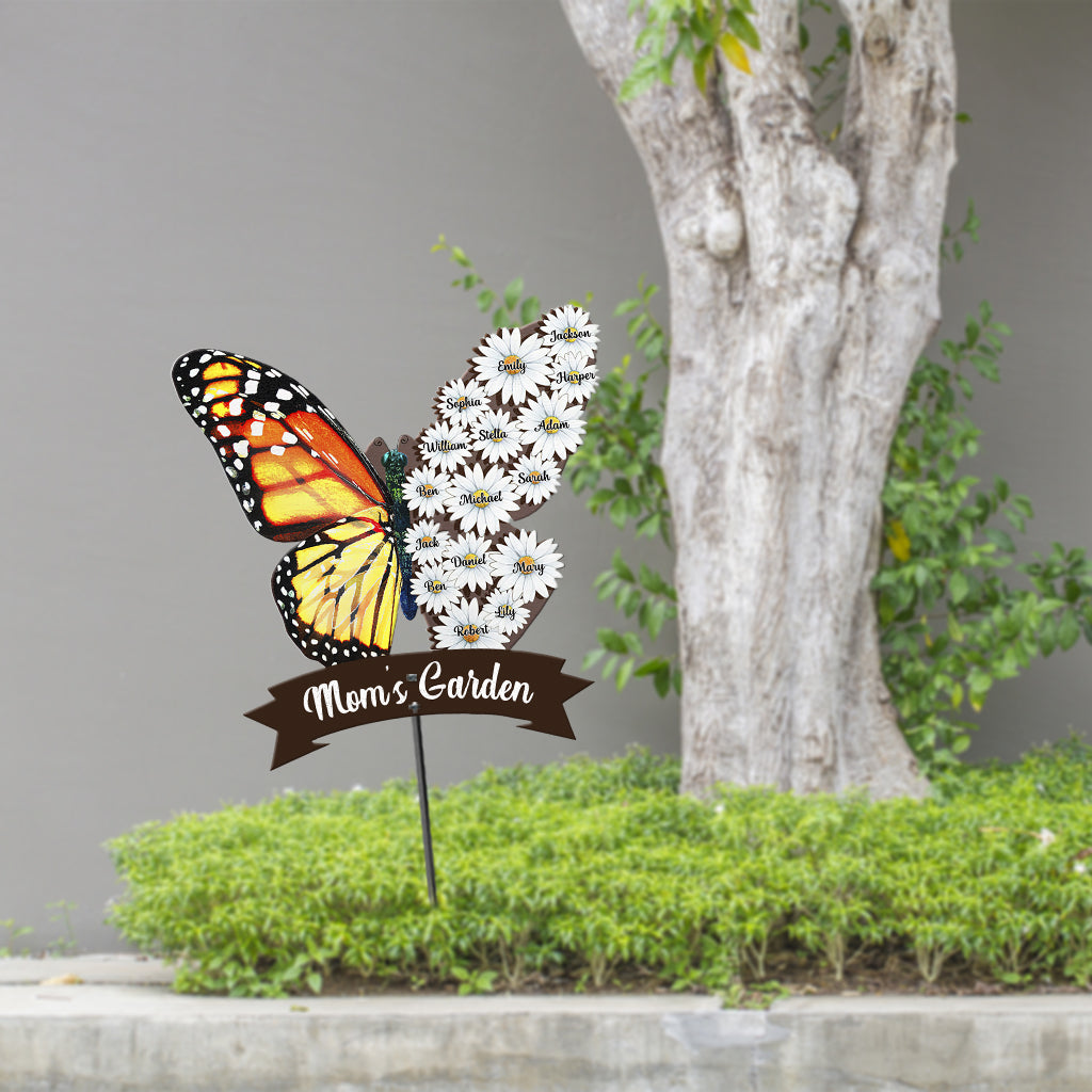 Mom's Garden - Personalized Gardening Metal Garden Art