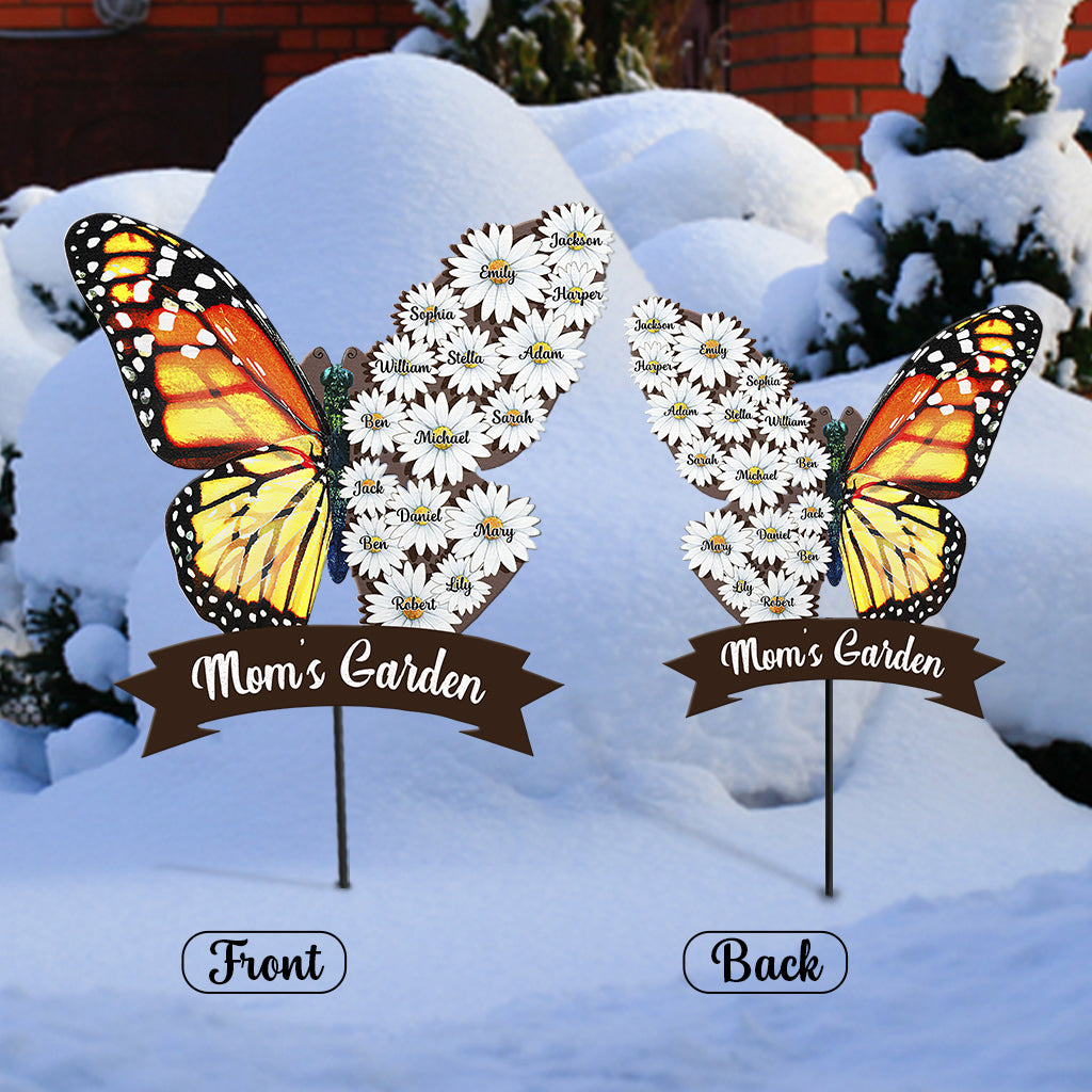 Mom's Garden - Personalized Gardening Metal Garden Art