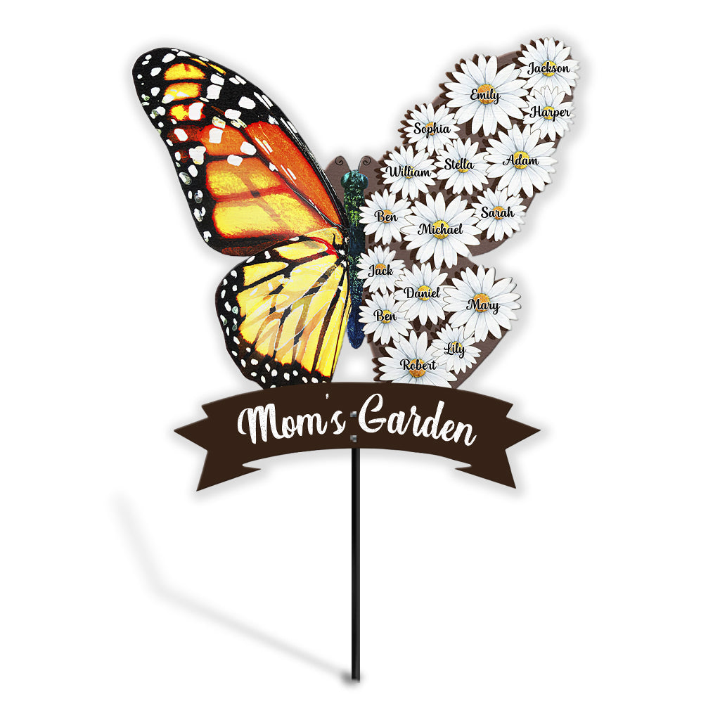 Mom's Garden - Personalized Gardening Metal Garden Art