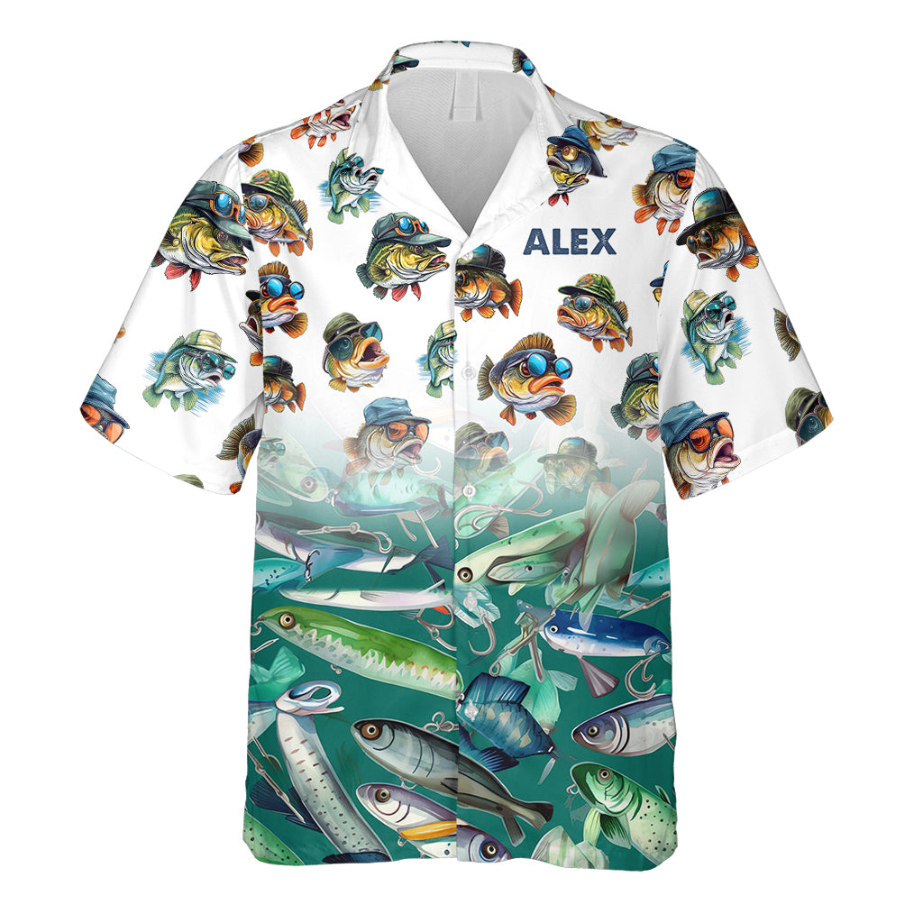 Fishing Lovers - Personalized Fishing Hawaiian Shirt