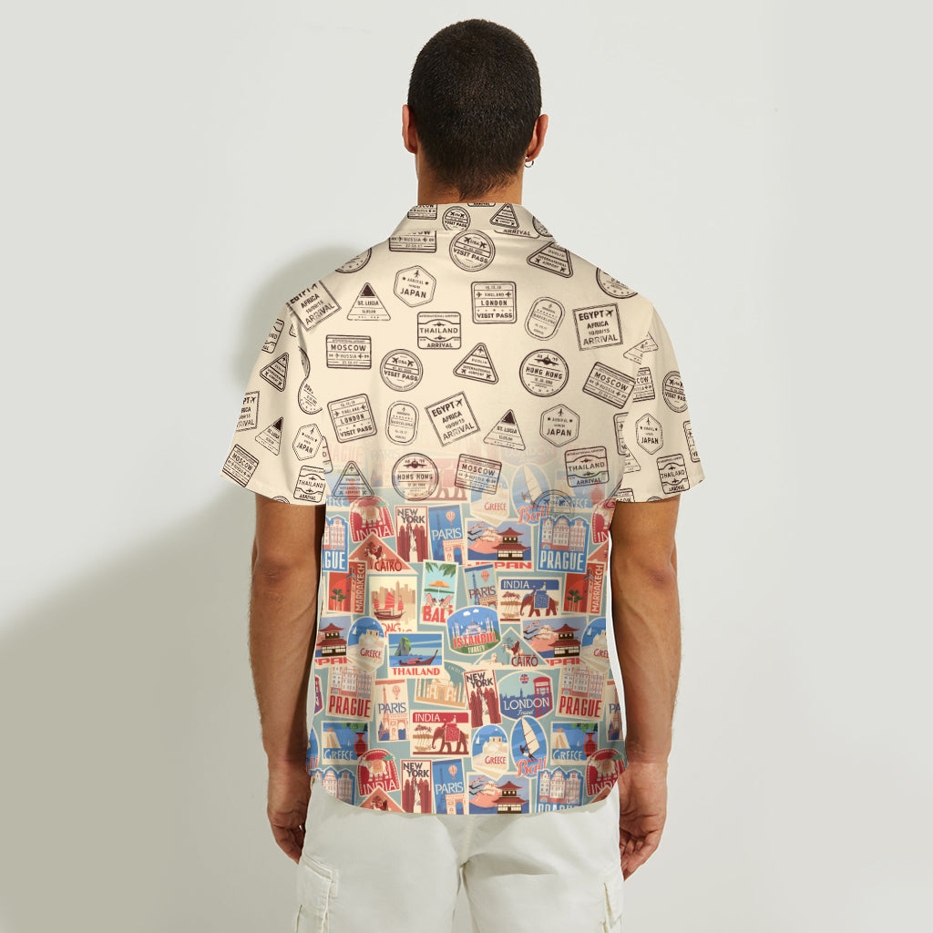 Traveling - Personalized Travelling Hawaiian Shirt