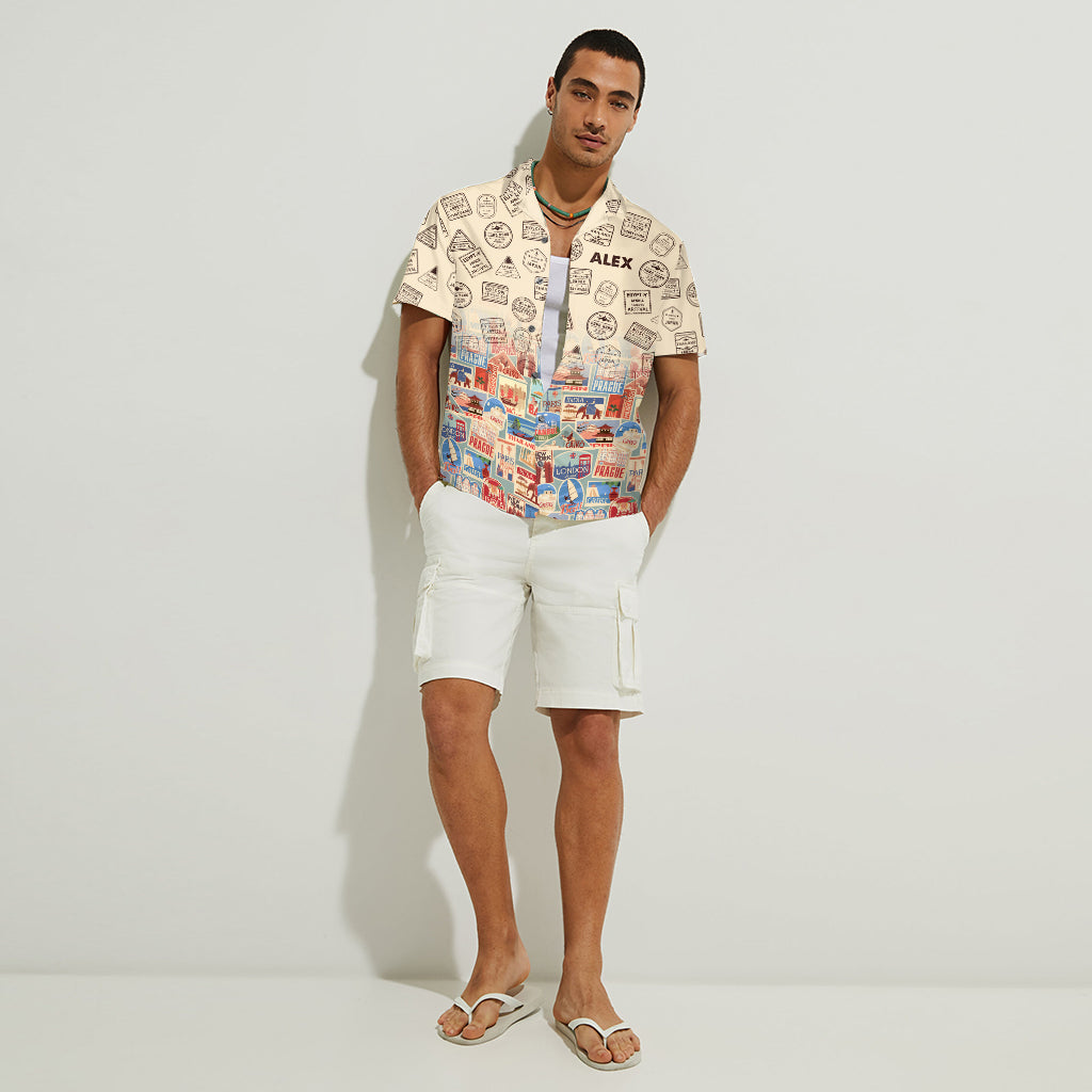 Traveling - Personalized Travelling Hawaiian Shirt