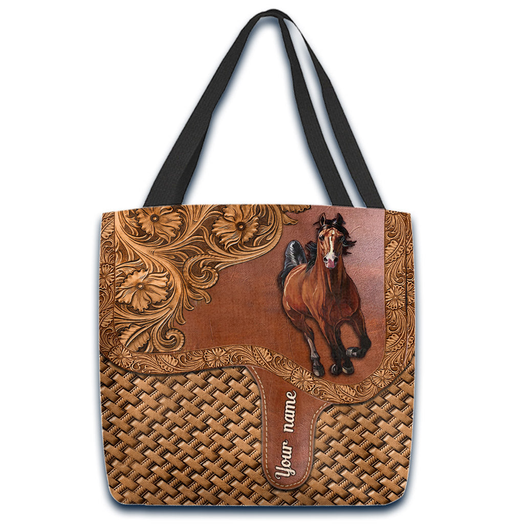 Saddle Bag - Horse Personalized Tote Bag