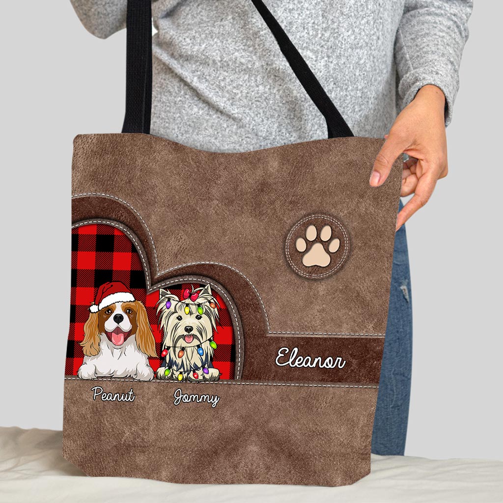 Have Yourself A Furry Little Christmas - Personalized Dog Tote Bag