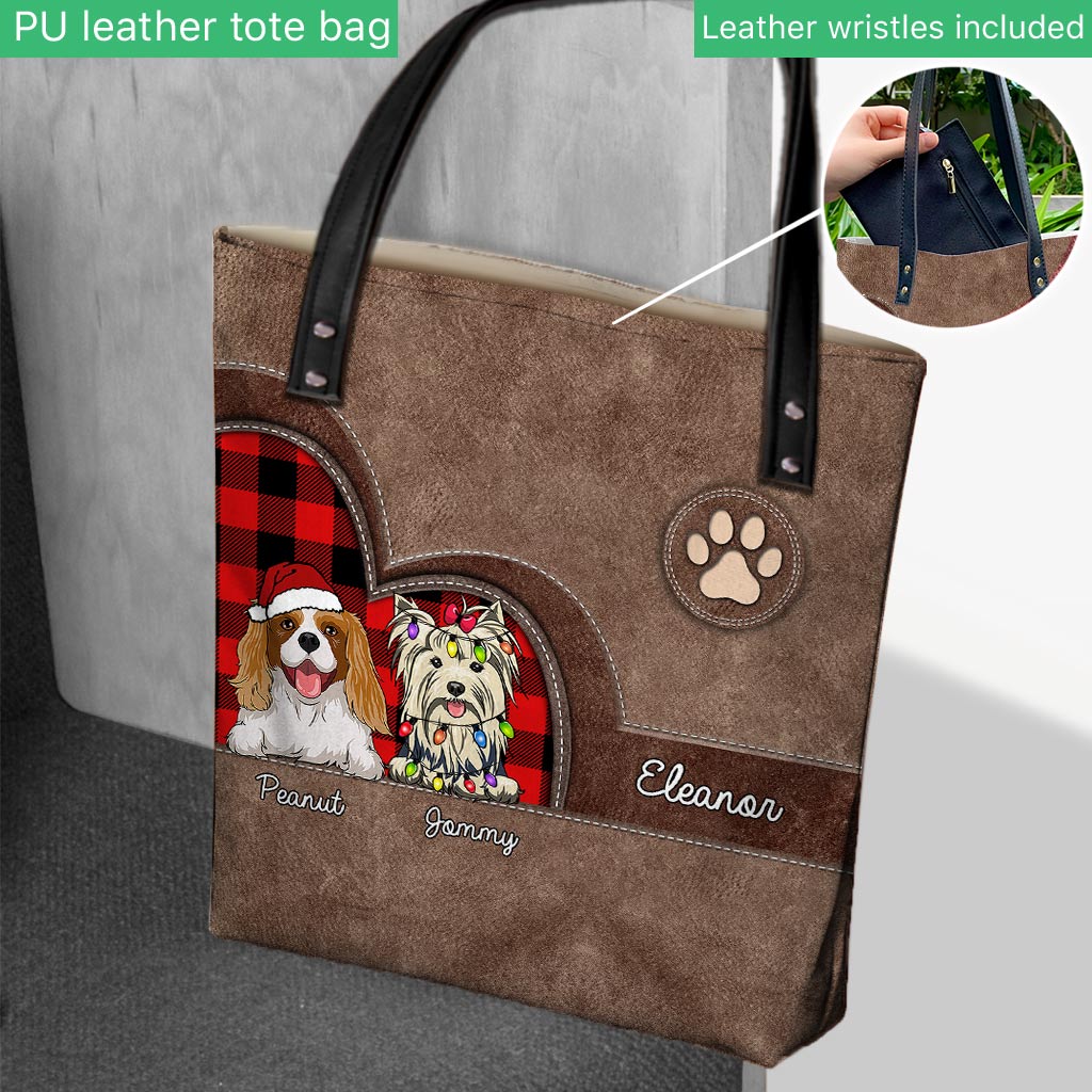 Have Yourself A Furry Little Christmas - Personalized Dog Tote Bag