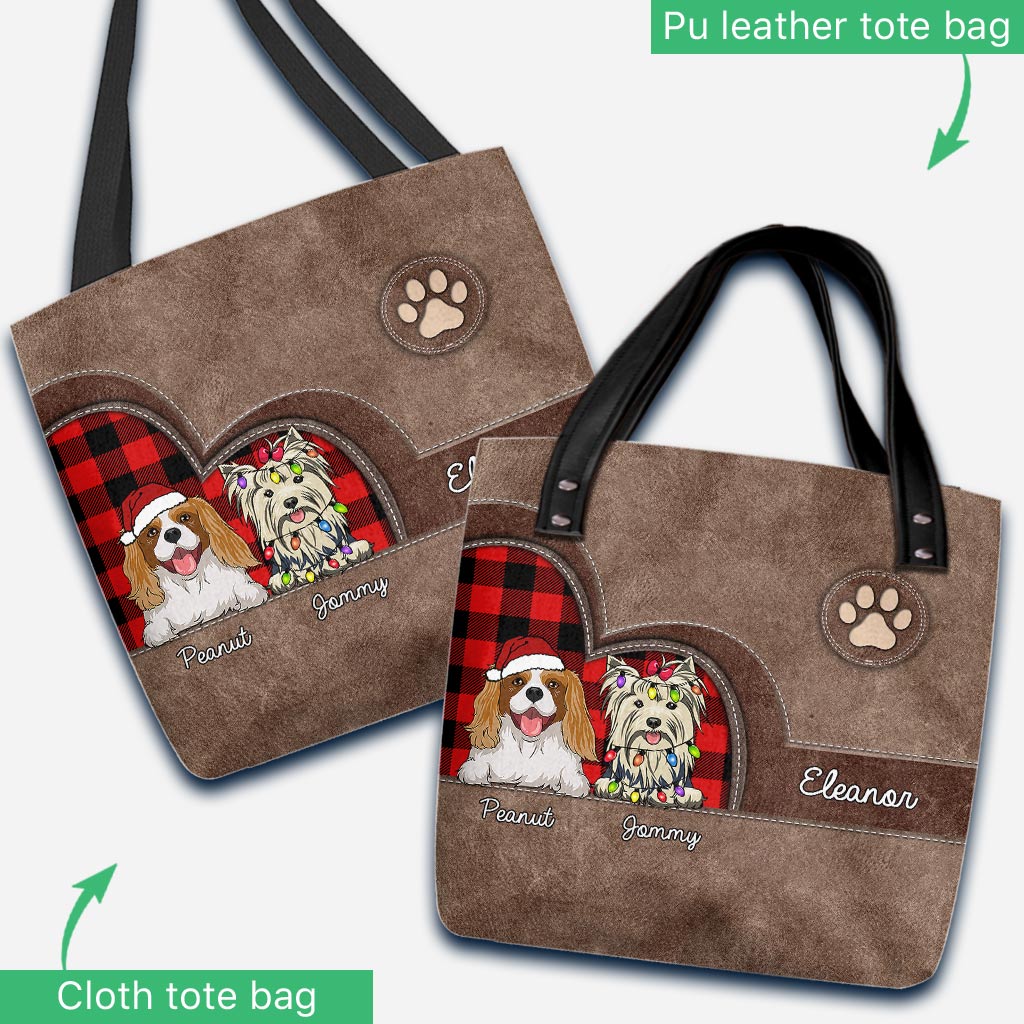 Have Yourself A Furry Little Christmas - Personalized Dog Tote Bag