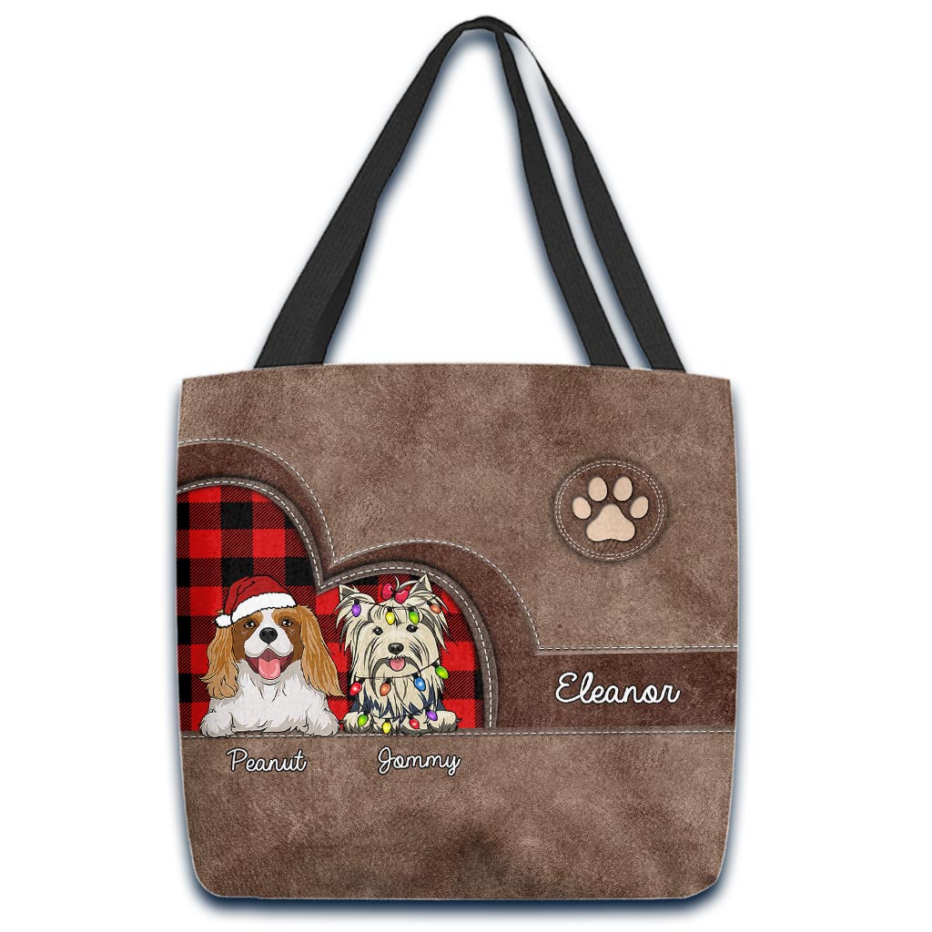 Have Yourself A Furry Little Christmas - Personalized Dog Tote Bag