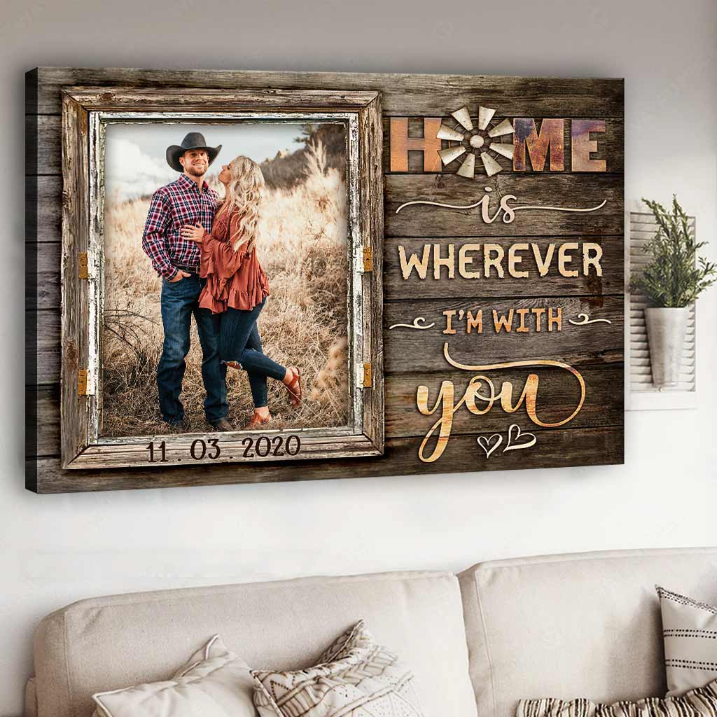 I’m With You - Personalized Couple Canvas And Poster