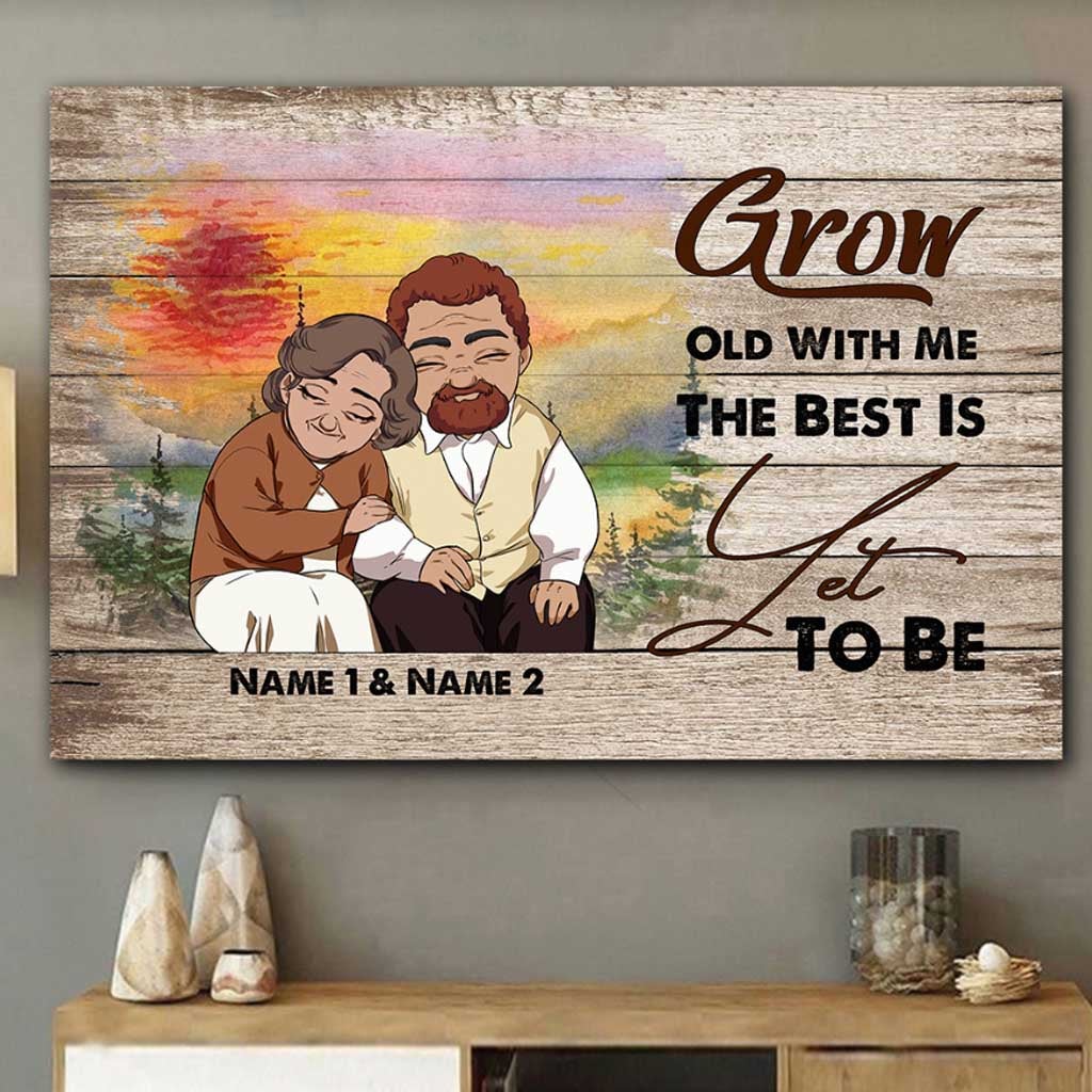 Disover Grow Old With Me - Personalized Couple Poster