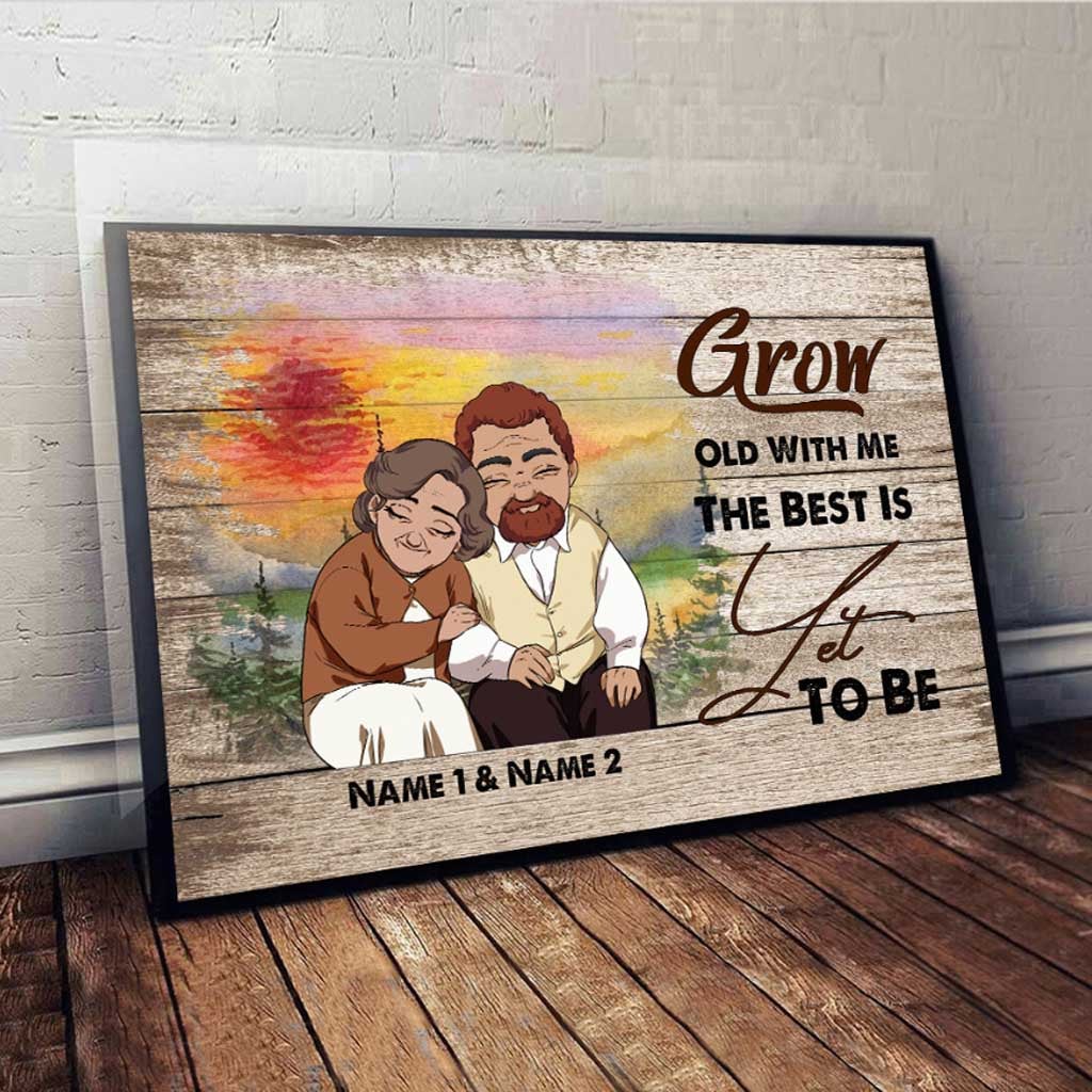 Discover Grow Old With Me - Personalized Couple Poster