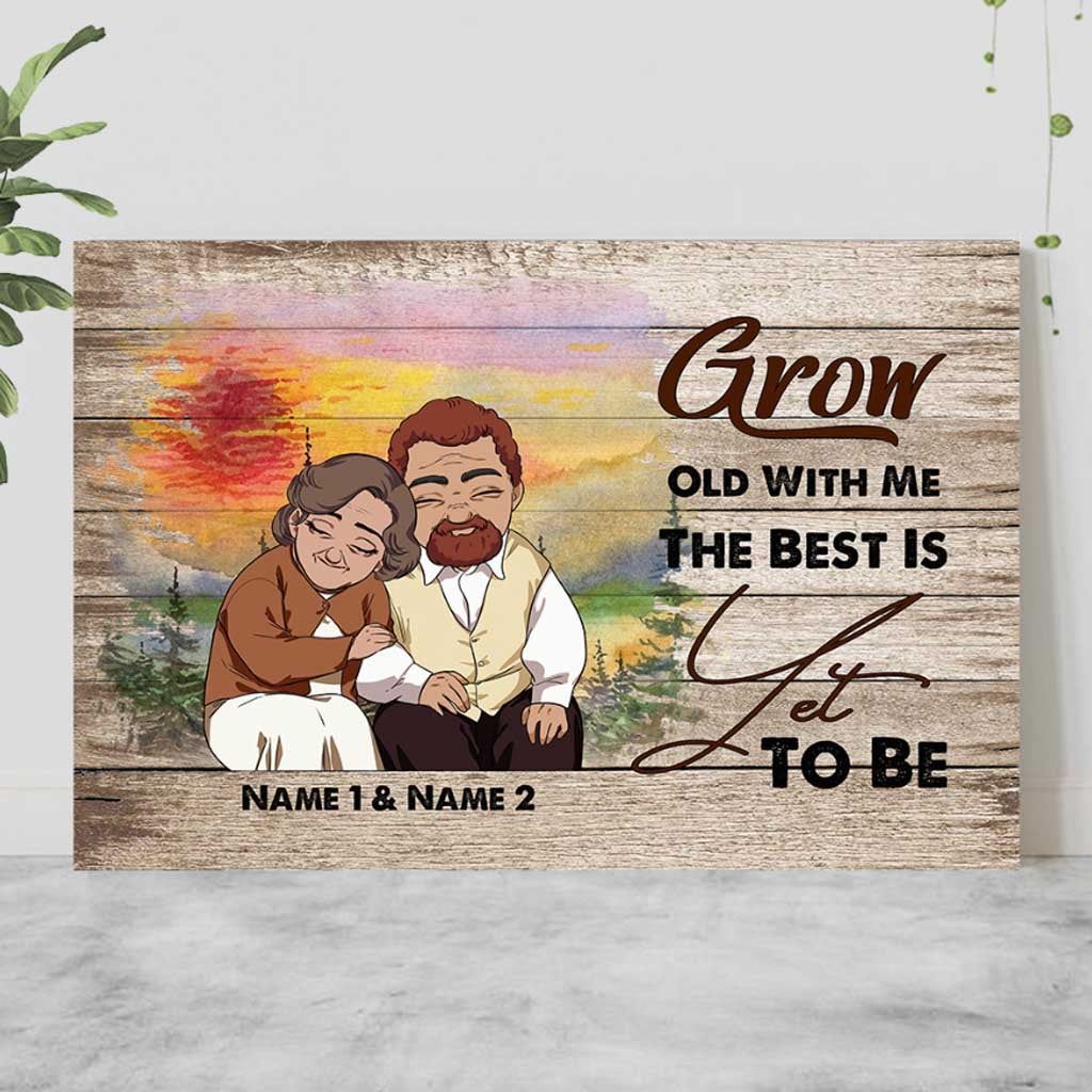Discover Grow Old With Me - Personalized Couple Poster