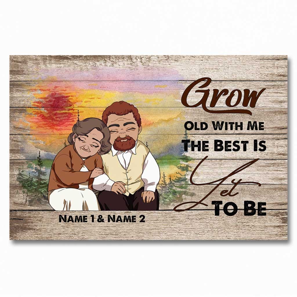 Disover Grow Old With Me - Personalized Couple Poster
