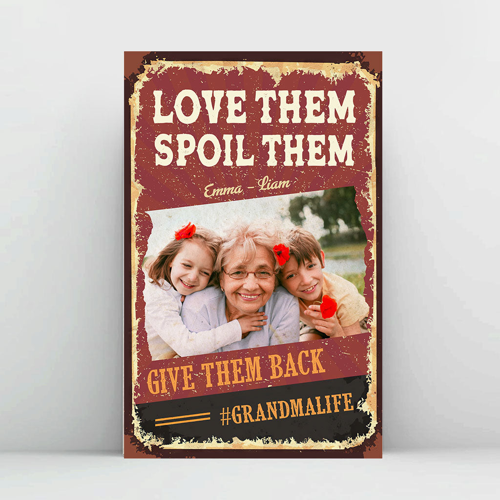 Love Them - Personalized Grandma Poster