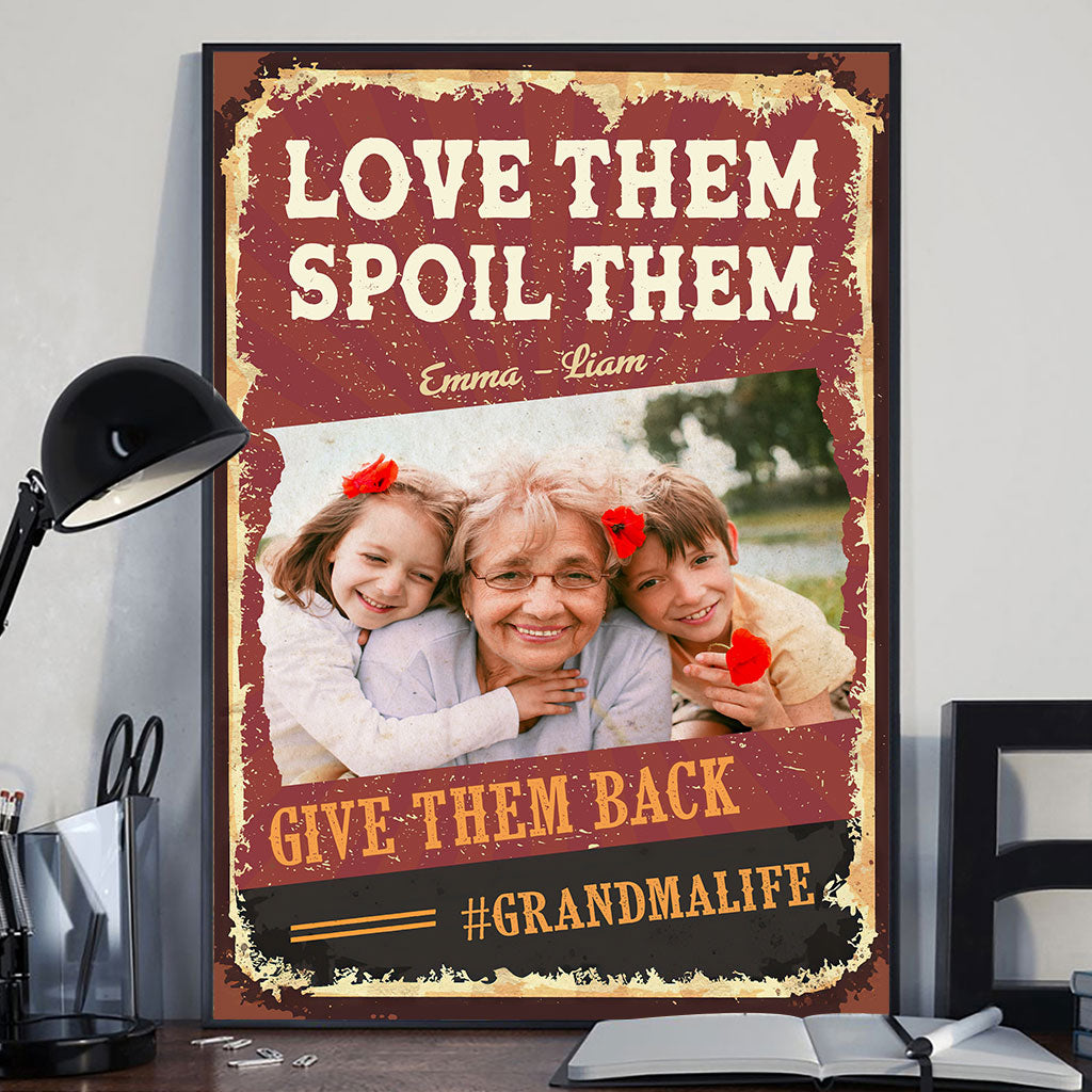 Love Them - Personalized Grandma Poster