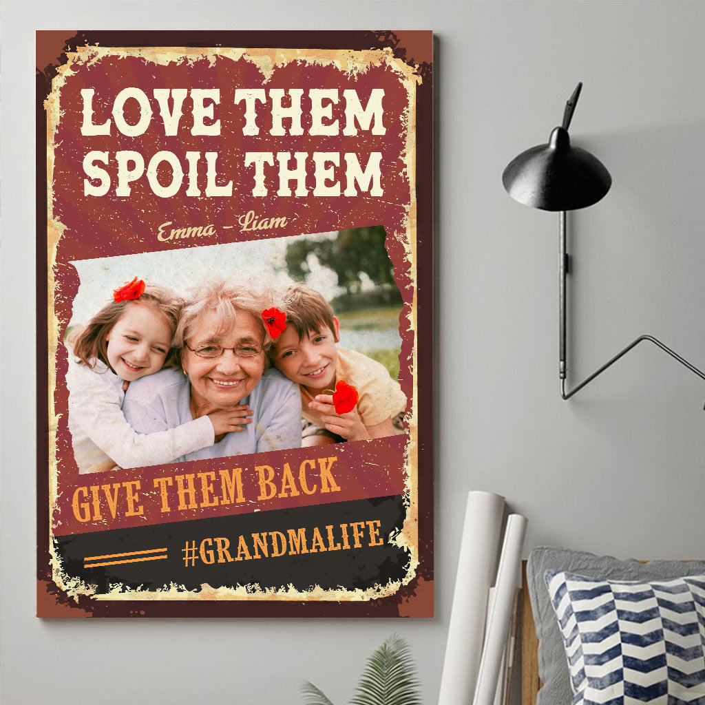 Love Them - Personalized Grandma Poster