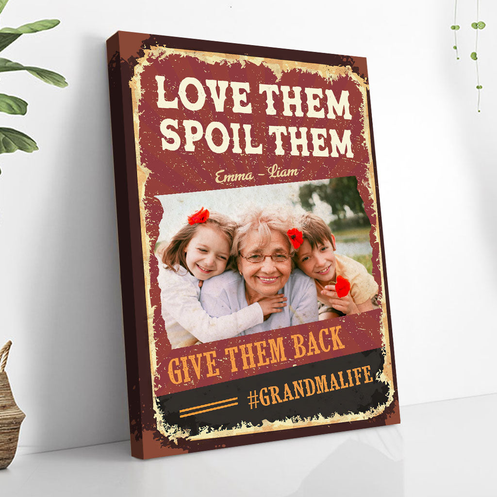 Love Them - Personalized Grandma Poster