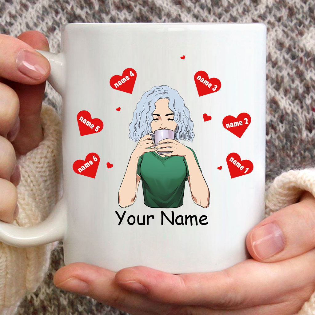 Grandma Ingredients - Personalized Grandma Mug