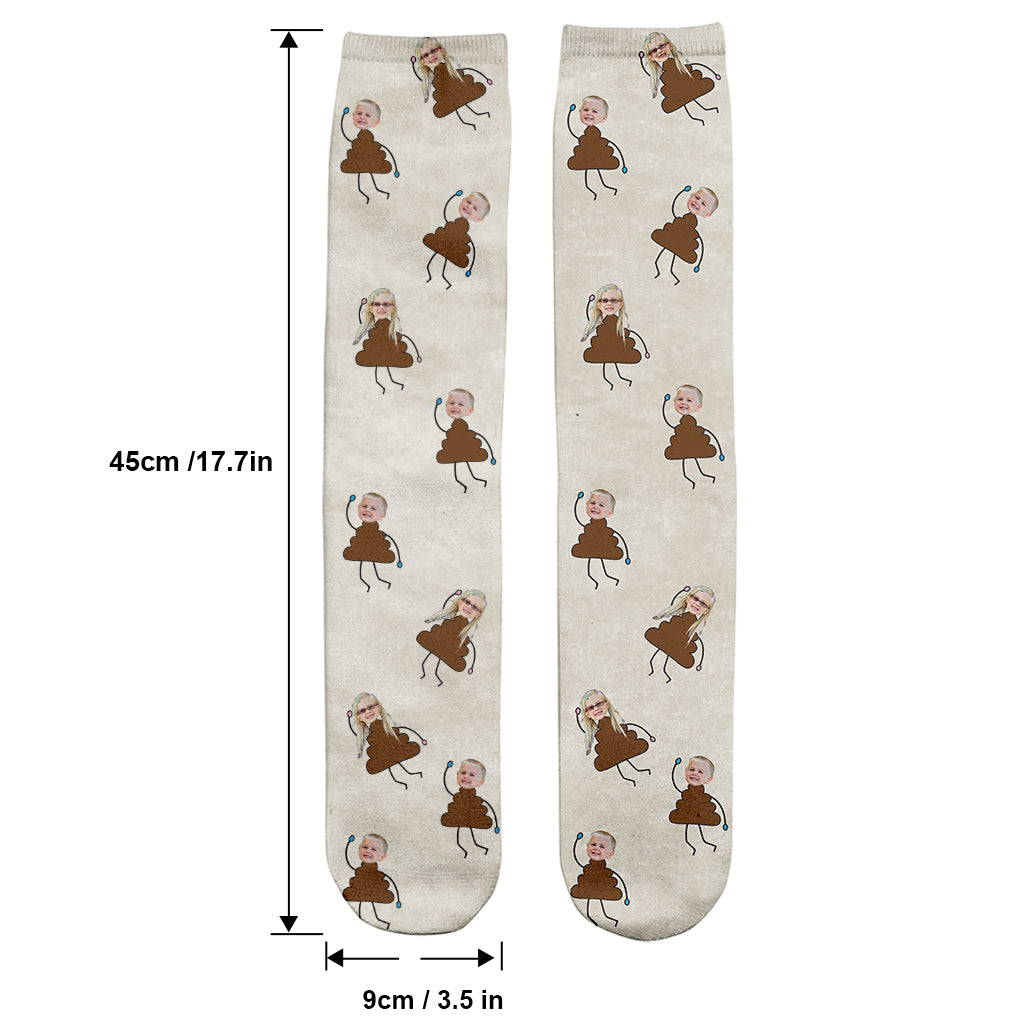 Dad's Little Cuties - Gift for dad, grandpa, mom, uncle, aunt, grandma - Personalized Socks