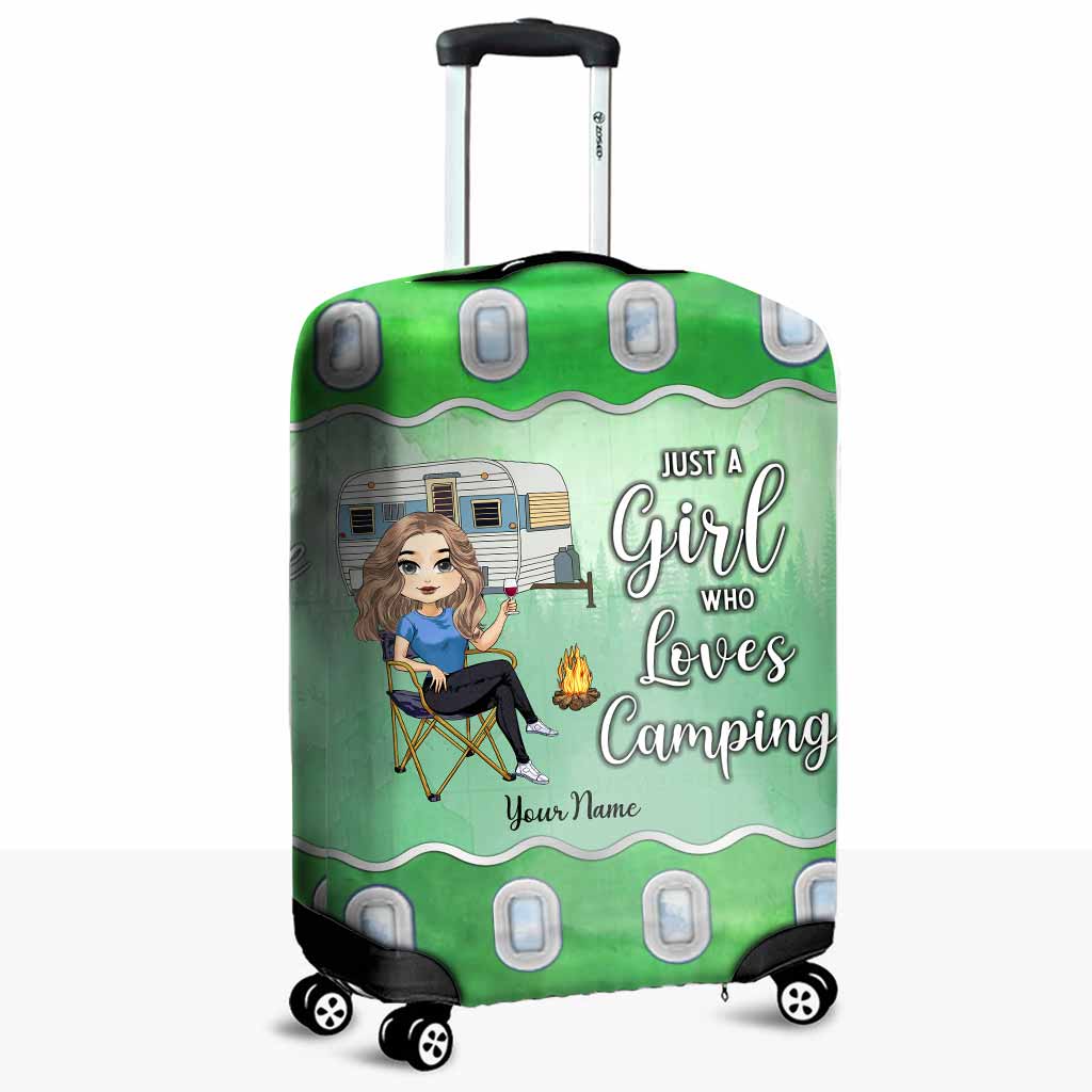 Camping - Personalized Camping Luggage Cover