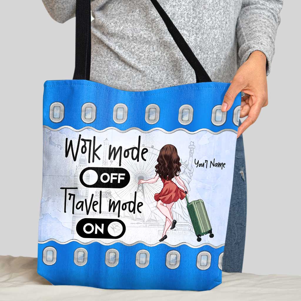 Airplane Mode - Personalized Travelling Tote Bag