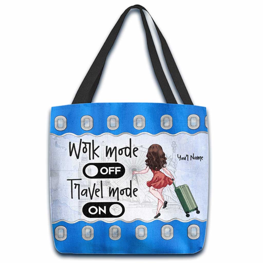 Airplane Mode - Personalized Travelling Tote Bag