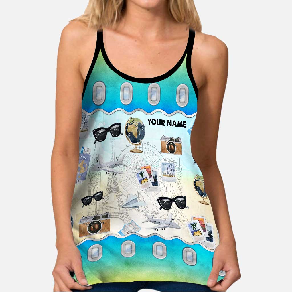 Airplane Mode - Personalized Travelling Cross Tank Top