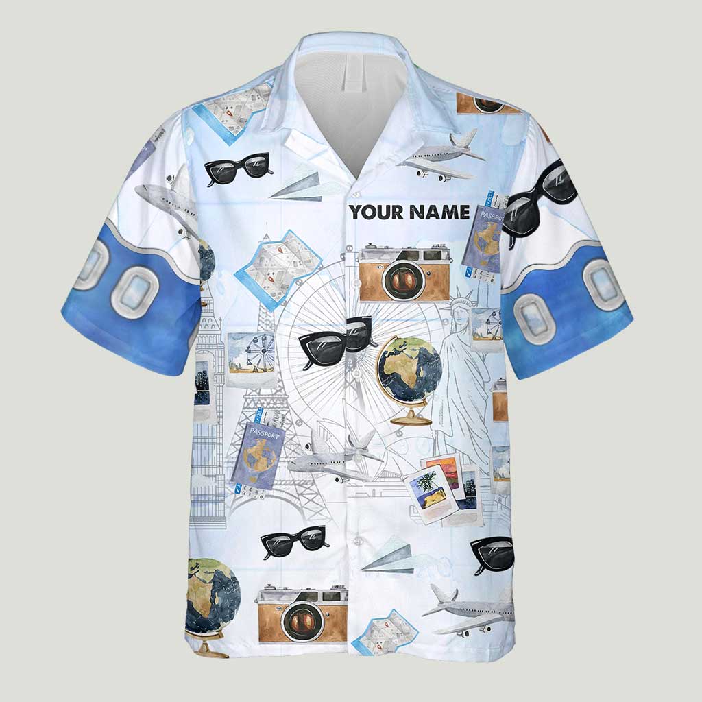 Airplane Mode - Personalized Travelling Hawaiian Shirt