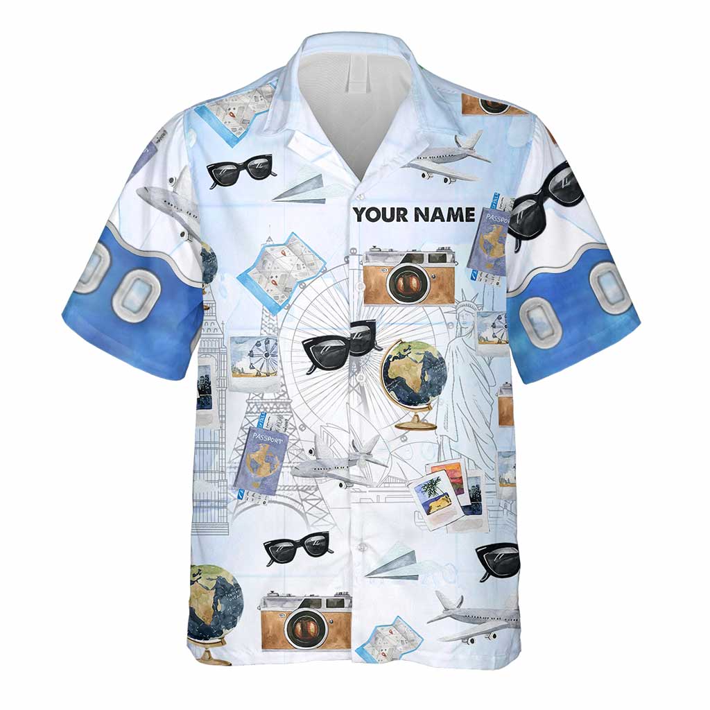 Airplane Mode - Personalized Travelling Hawaiian Shirt