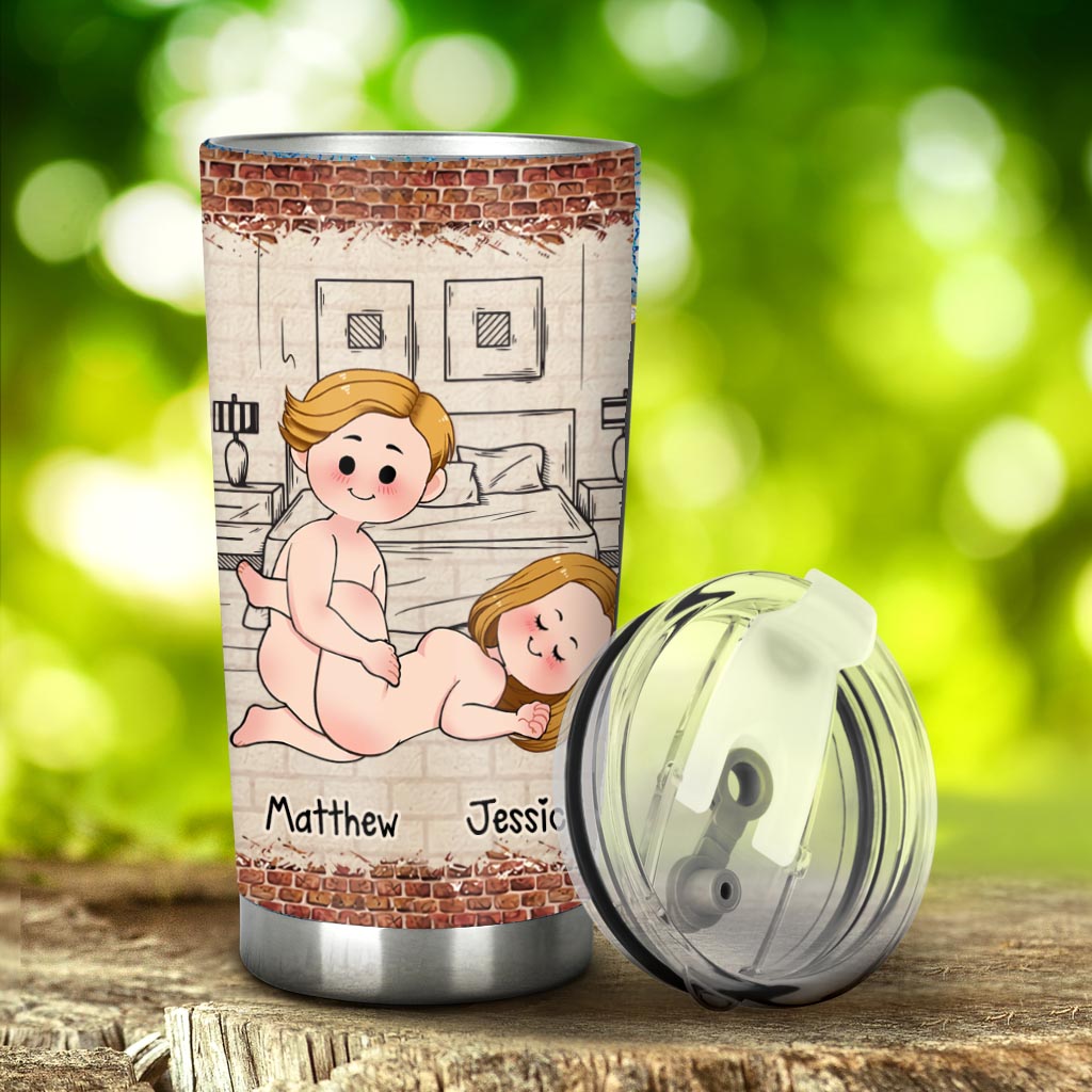 I Promise To Always Be By Your Side - Personalized Couple Tumbler