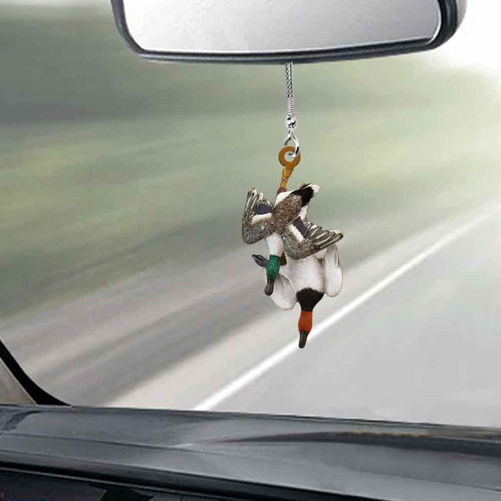 Duck Hunting - Car Ornament (Printed On Both Sides)