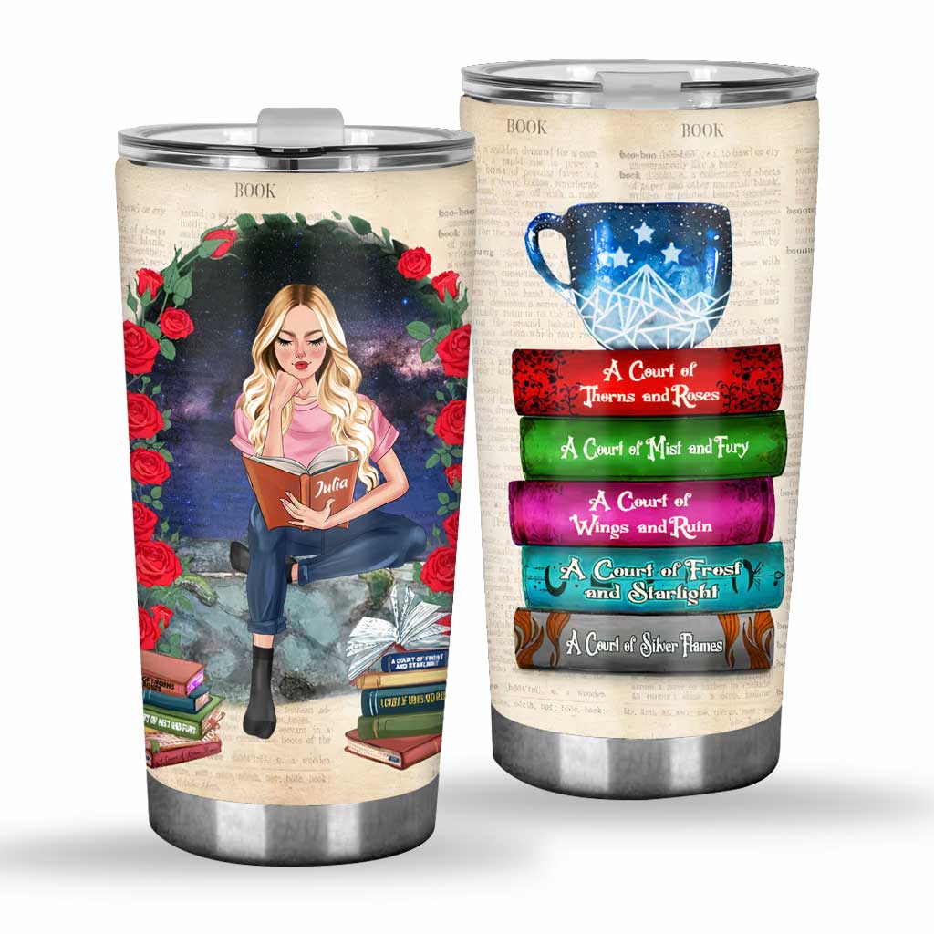 Just A Girl Who Loves Books - Personalized Book Tumbler