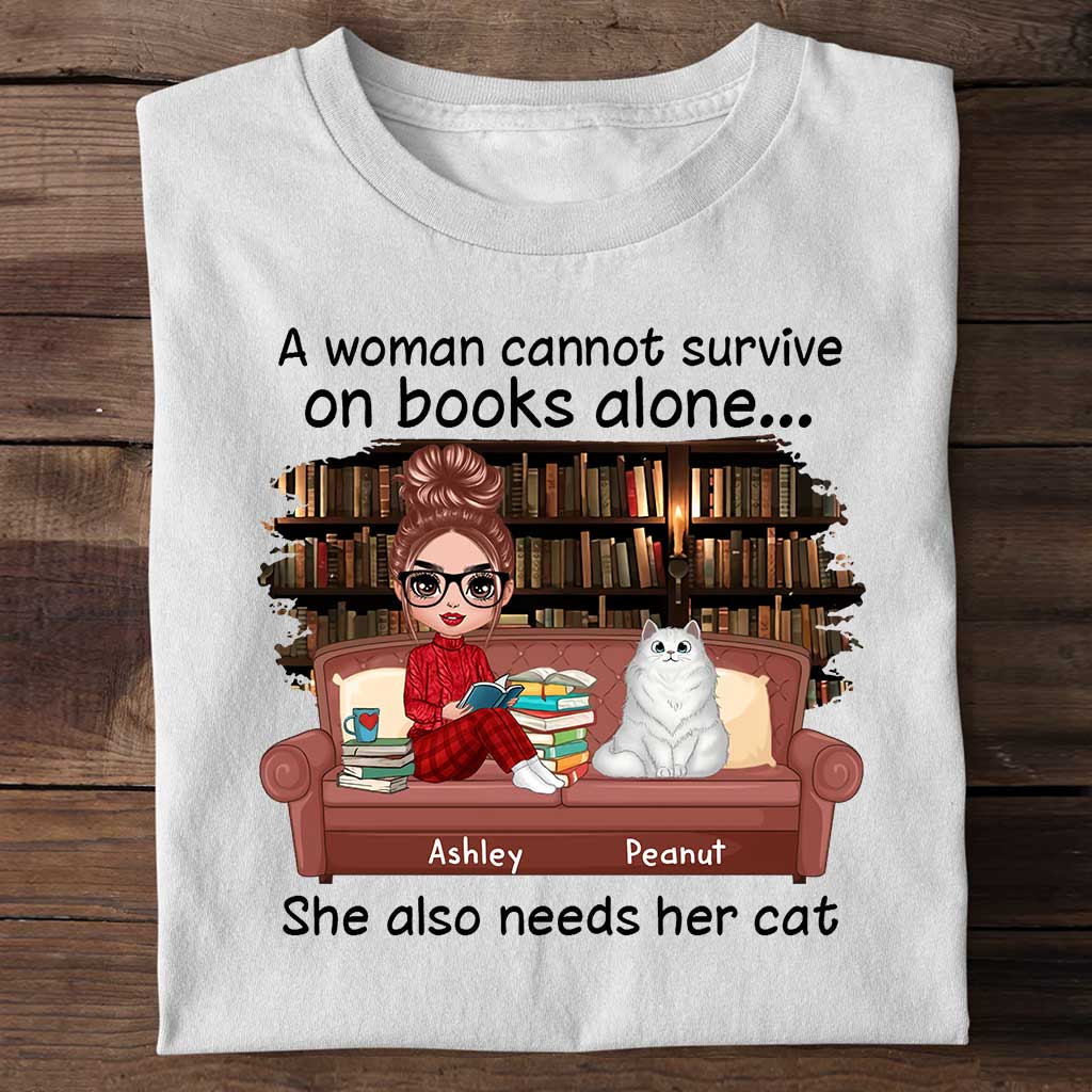 Books And Cats - Personalized Book T-shirt and Hoodie