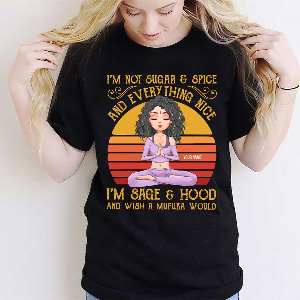 I'm Sage And Hood - Personalized Yoga T-shirt and Hoodie