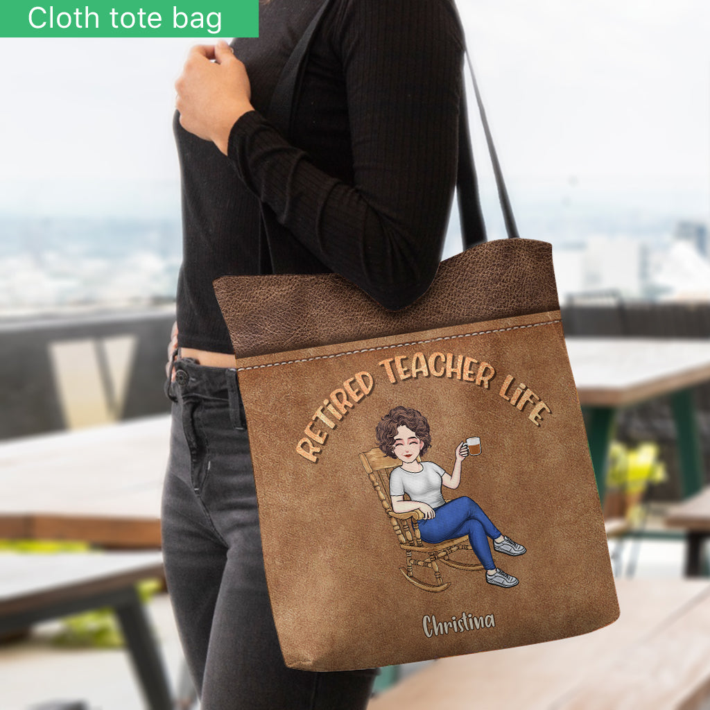 This Bag Contains - Personalized Teacher Tote Bag