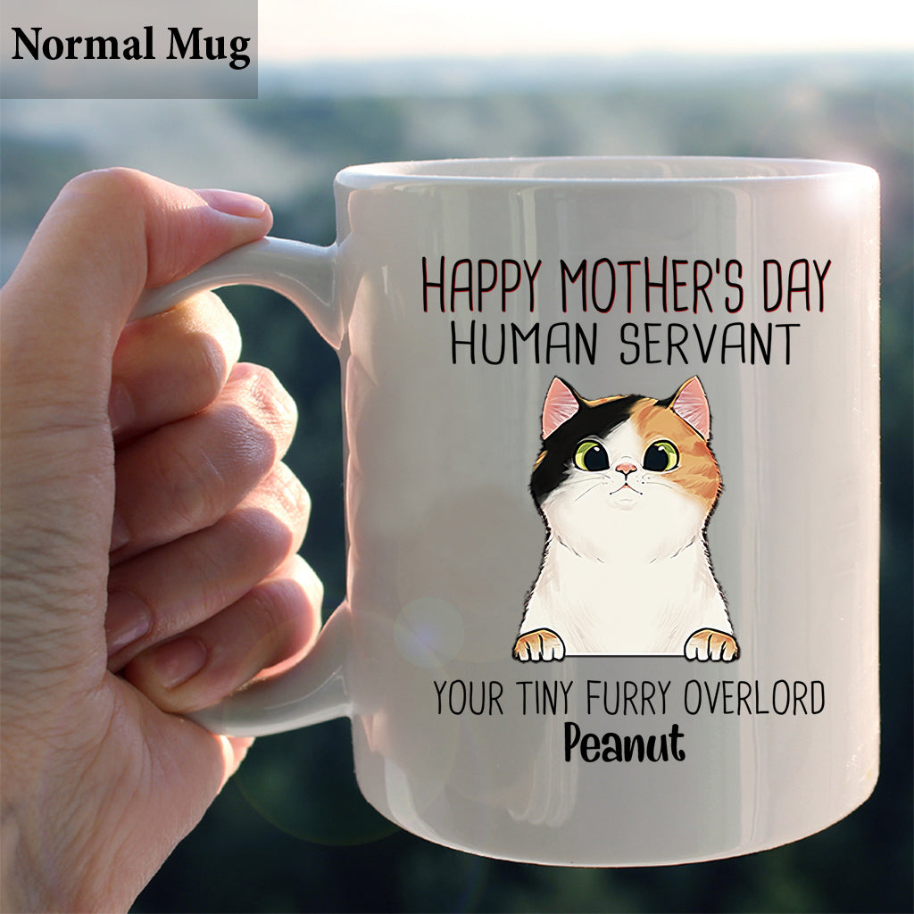 Human Servant - Personalized Cat Mug